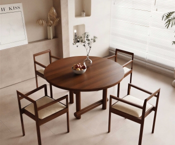 New Chinese Style Dining Table And Chairs-ID:437953953