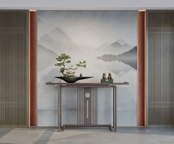 New Chinese Style Console-ID:199850087