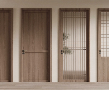 New Chinese Style Single Door-ID:852780107