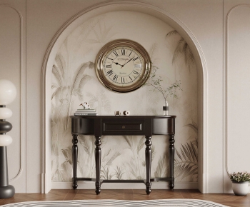 French Style Entrance Cabinet-ID:537223107