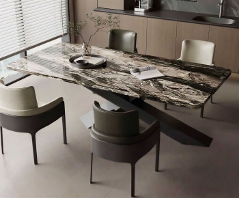 Modern Dining Table And Chairs-ID:503304005