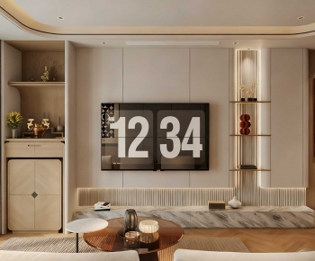 Modern A Living Room-ID:311430939