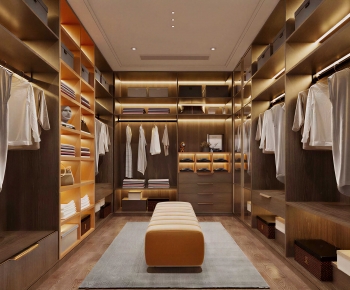 Modern Clothes Storage Area-ID:427798033