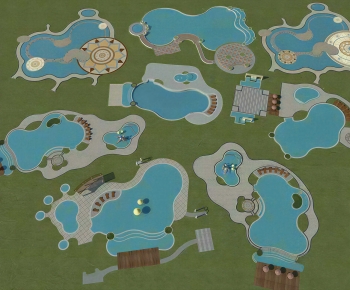 Modern Swimming Pool-ID:361383915