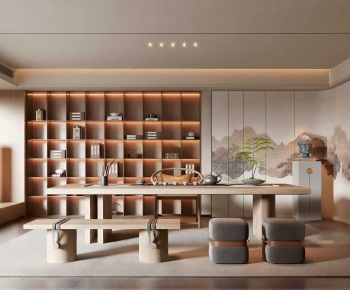 New Chinese Style Tea House-ID:499080902