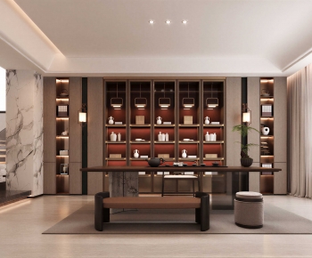 New Chinese Style Tea House-ID:883502015