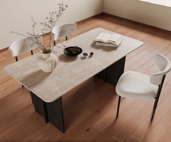 Modern Dining Table And Chairs-ID:859194042