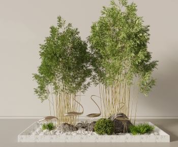 New Chinese Style Plant Landscaping-ID:443730471