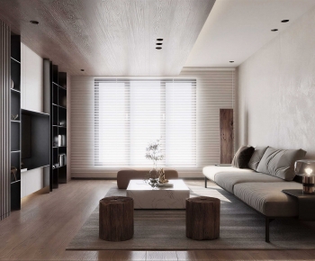 Wabi-sabi Style A Living Room-ID:327050921