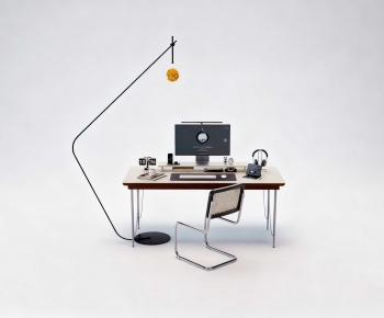 Modern Office Desk And Chair-ID:832603939