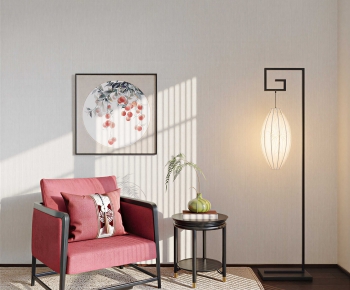 New Chinese Style Lounge Chair-ID:910943032