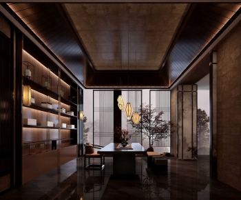 New Chinese Style Tea House-ID:640798091