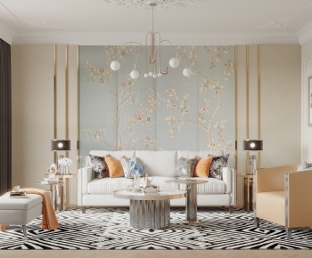 French Style A Living Room-ID:172071937