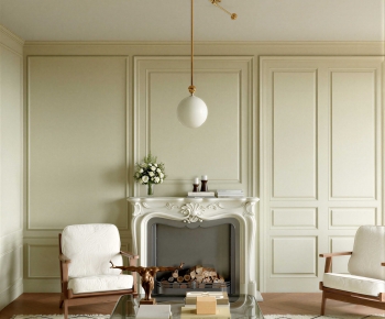 French Style A Living Room-ID:206502915