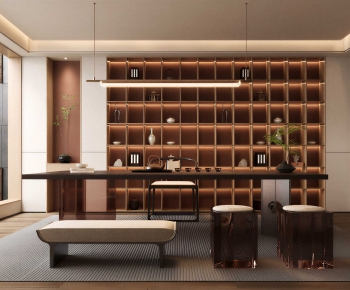 New Chinese Style Tea House-ID:626435045