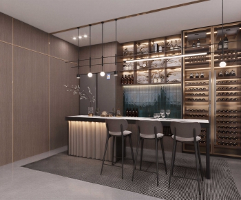 Modern Wine Cellar/Wine Tasting Room-ID:856887103