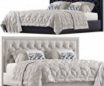 Modern Double Bed-ID:519900088
