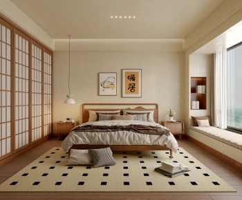 Japanese Style Bedroom-ID:896547085