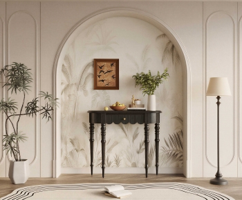 French Style Entrance Cabinet-ID:173650033