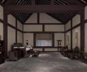 Chinese Style A Living Room-ID:109006889