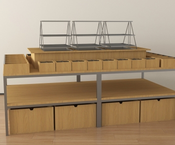 Modern Supermarket Shelf-ID:124464993