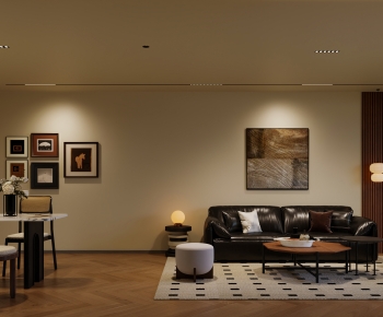 Modern A Living Room-ID:650655981