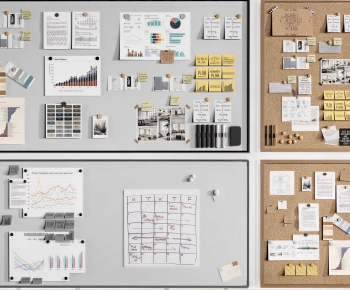 Modern Blackboard/whiteboard-ID:917846922