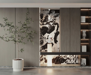 Modern Entrance Cabinet-ID:840810061