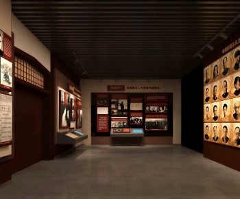 New Chinese Style Exhibition Hall-ID:896123899