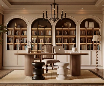 French Style Study Space-ID:982729915