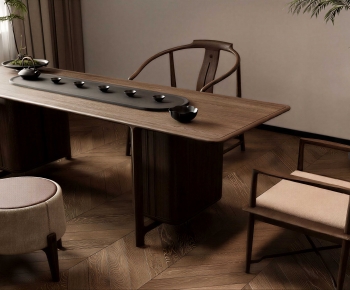 New Chinese Style Tea Tables And Chairs-ID:798775918