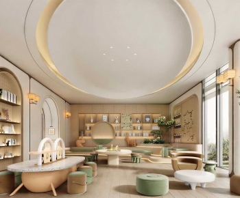 Modern Real Estate Sales Office-ID:711901902