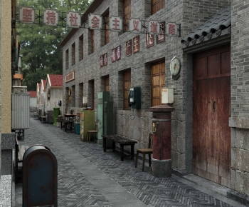 Modern Building Component-ID:857743984