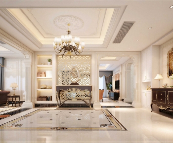 European Style A Living Room-ID:709521062