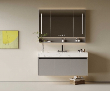 Modern Bathroom Cabinet-ID:665597926