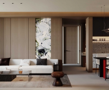 Modern A Living Room-ID:934345019