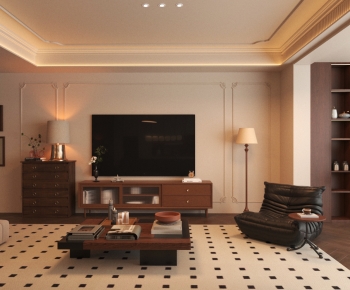 French Style A Living Room-ID:962908989