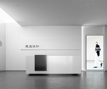 Modern Office Reception Desk-ID:981074097