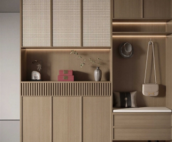 New Chinese Style Shoe Cabinet-ID:581188923