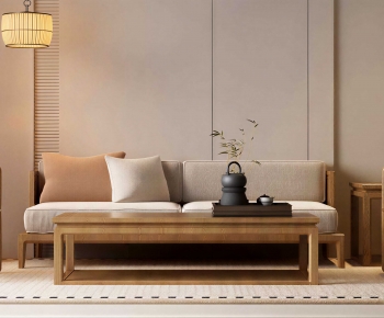 New Chinese Style Sofa Combination-ID:570611003