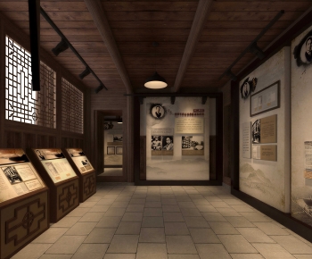 New Chinese Style Exhibition Hall-ID:879084112