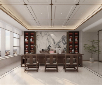 New Chinese Style Manager's Office-ID:348010065