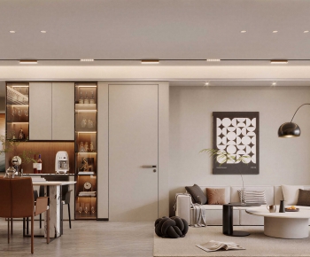 Modern A Living Room-ID:555392981