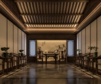 New Chinese Style Lobby Hall-ID:405793919