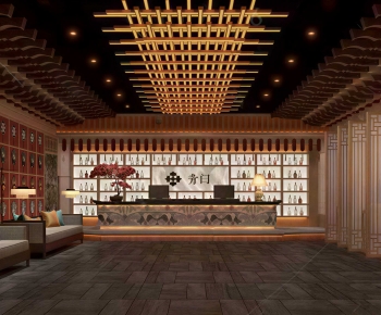 New Chinese Style Catering Space-ID:824708946