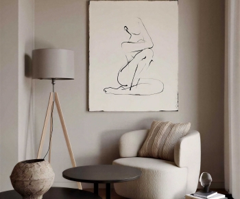 Modern Single Sofa-ID:687711004