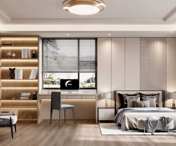 New Chinese Style Bedroom-ID:938283926