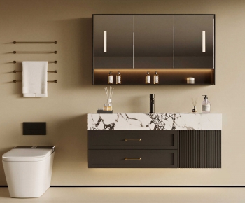 Modern Bathroom Cabinet-ID:233581163