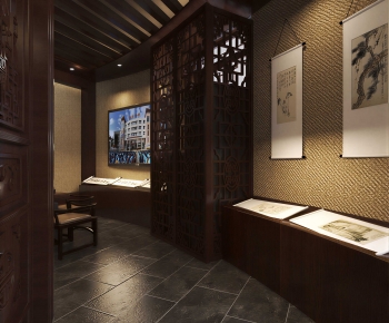 New Chinese Style Exhibition Hall-ID:767183074