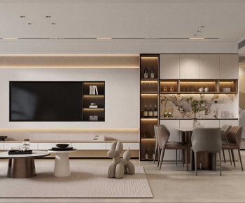 Modern A Living Room-ID:273514036